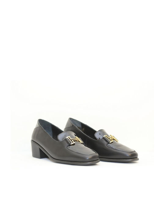 Relax Anatomic Anatomic Leather Black Low Heels