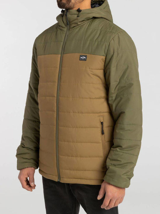 Billabong Surf Check Geacă pentru bărbați de iarnă Puffer Impermeabil ''Men's quilted jacket''