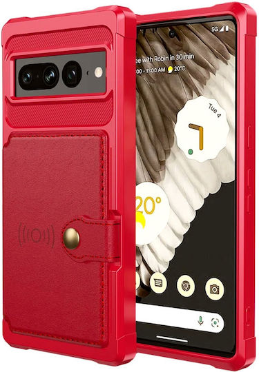 HappyCase Wallet Σιλικόνης 0.5mm Ροζ (Google Pixel 7 Pro)