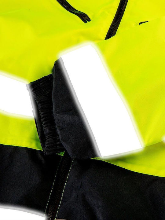 Neo Tools Work Jackets Reflective for Winter Yellow
