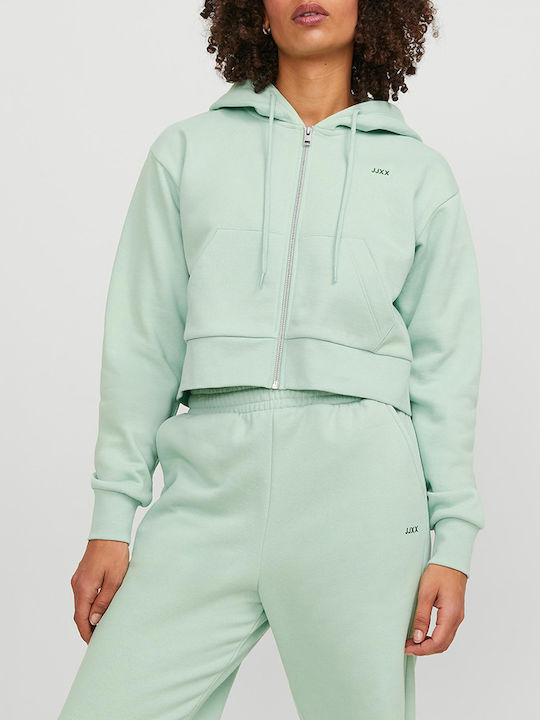 Jack & Jones Women's Hooded Cardigan Grayed Jade