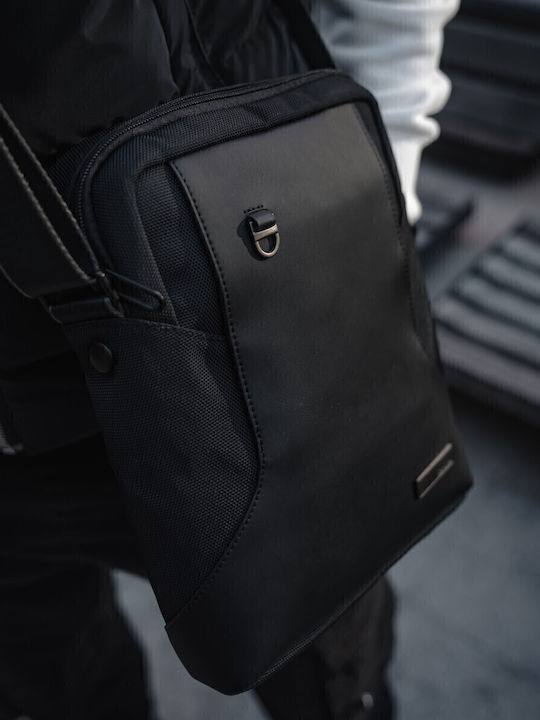 Geantă pentru bărbați De umăr / tip crossbody Neagră