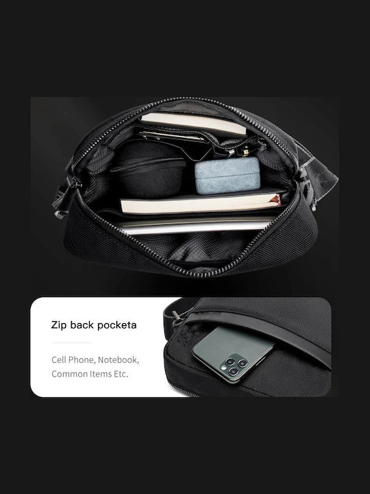 Geantă pentru bărbați De umăr / tip crossbody Neagră