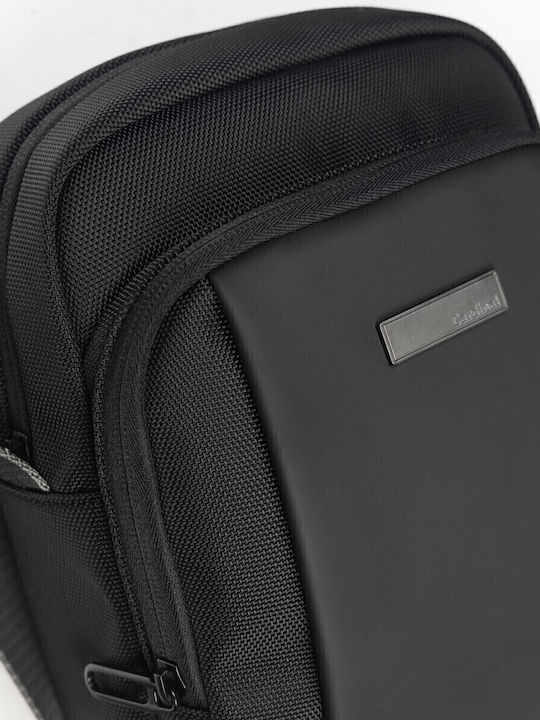Herrentasche Schulter / Crossbody Schwarz