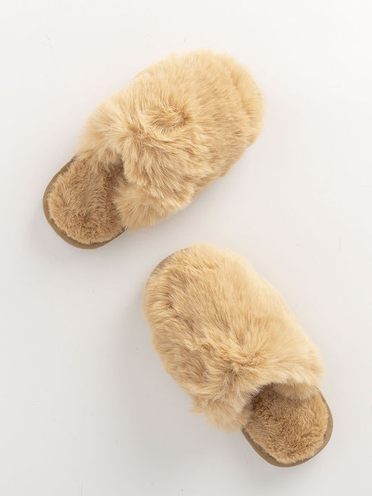 Louizidis Kids Slippers Beige