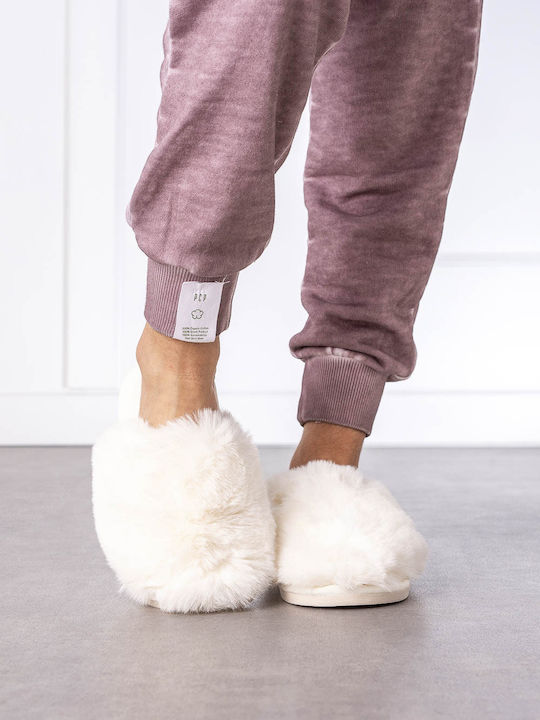 Kids Slippers White