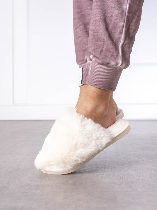 Kids Slippers White