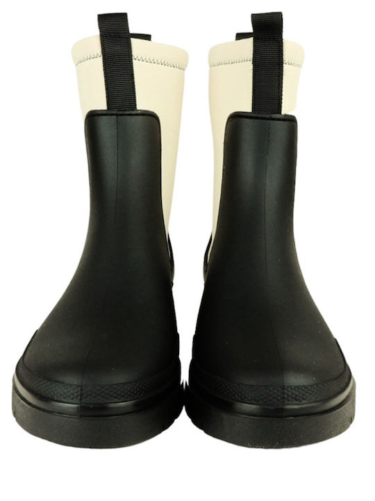 Γυναικείες Γαλότσες Black/Beige