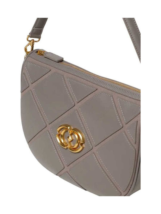 Leather Women's Bag Shoulder Gray