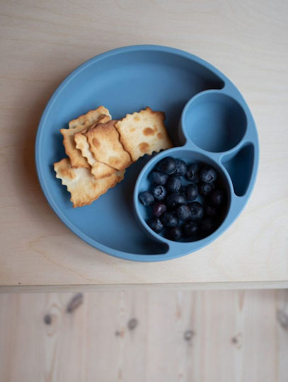 Filibabba Baby Food Bowl made of Silicone Blue