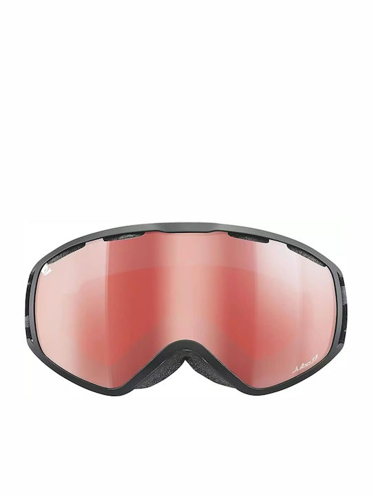 Julbo Atlas Otg Cat2 Ски & Сноуборд Маска Детска Черен с Леща Огледален в Цвят Червен