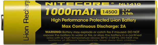 NiteCore Презареждаща батерия 14500 Li-ion 1000mAh 1бр