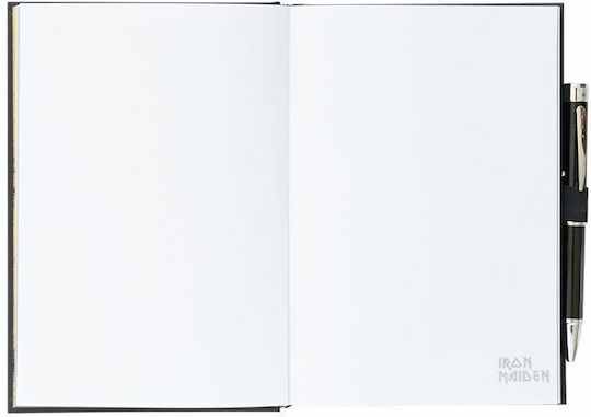 Grupo Erik Notebook A5 96 Sheets with Hard Cover and Pen Holder Black