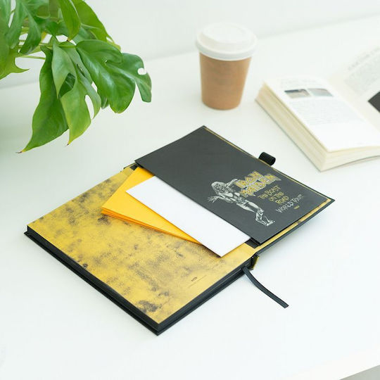 Grupo Erik Notebook A5 96 Sheets with Hard Cover and Pen Holder Black