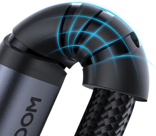 Joyroom SY-A06 3.5mm to Lightning Cable Μαύρο 1.2m