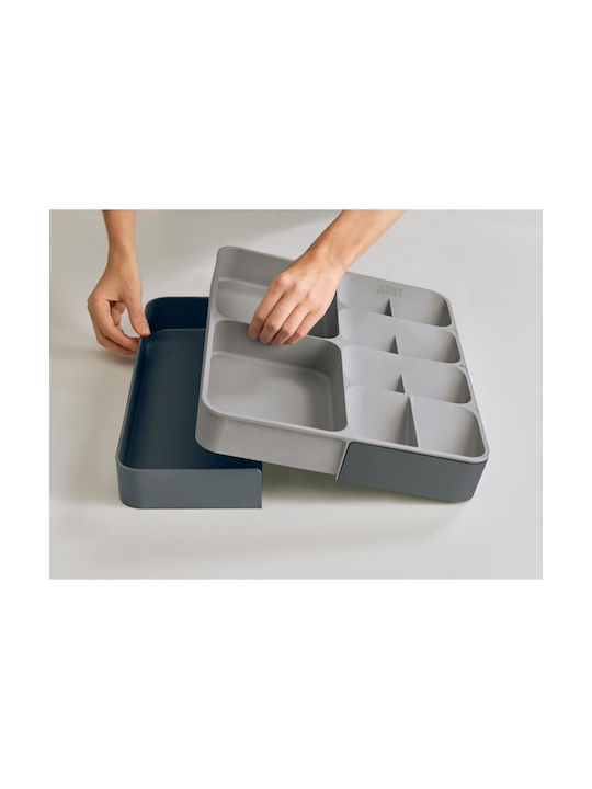 Joseph Joseph Tăvi Pentru Tacâmuri De Sertar Rabătabilă Din Plastic 39.5x31.5x5.5cm Gri
