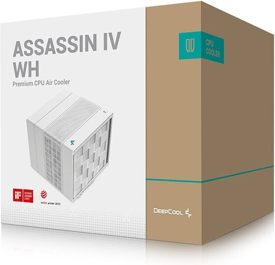 Deepcool Assassin IV Ψύκτρα Επεξεργαστή για Socket AM4/AM5/115x/1700 Λευκή