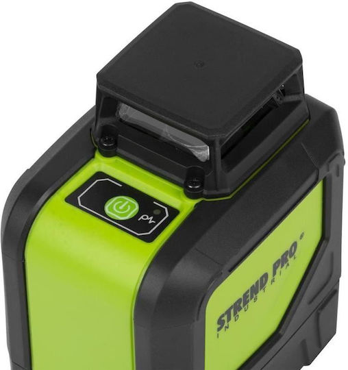 Strend Pro Pro Αυτορυθμιζόμενο Γραμμικό Αλφάδι Laser Πράσινης Δέσμης 1.5V με Εύρος Εργασίας 30m
