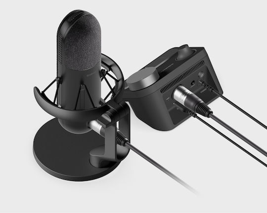 SteelSeries ALIAS Pro Кондензаторен Микрофон Настолен в Черен Цвят