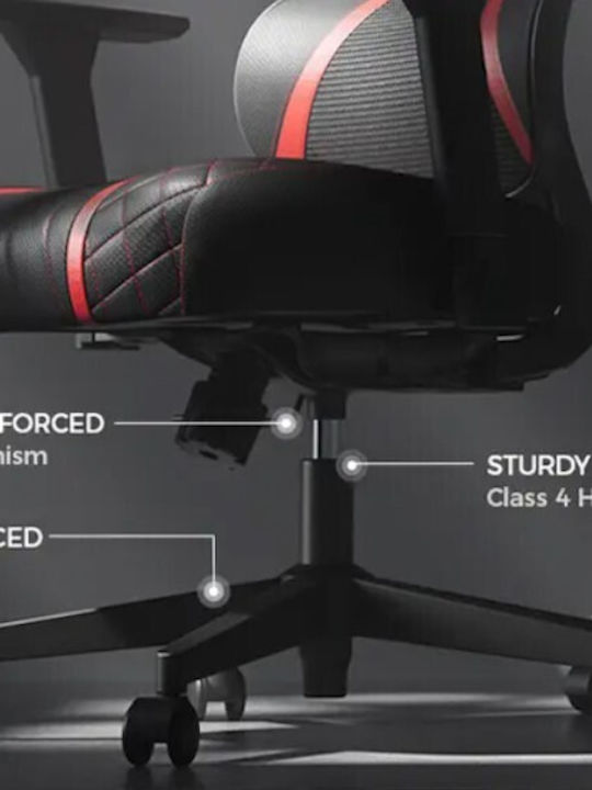 Eureka Ergonomic 22.01.0108 Gaming Chair with Adjustable Arms Blue
