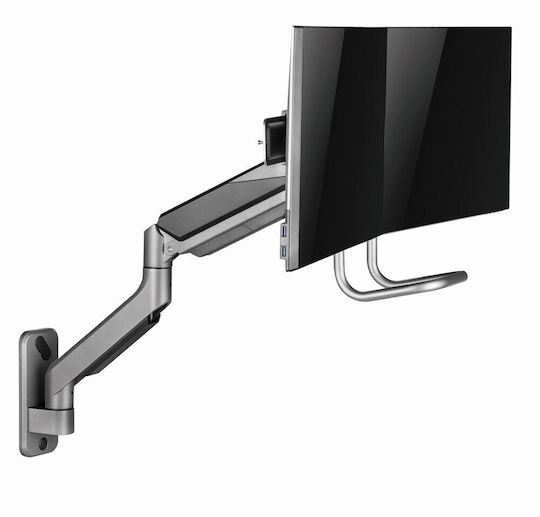 Gembird Επιτοίχια Βάση για 2 Οθόνες έως 32" (MA-WA2-02)