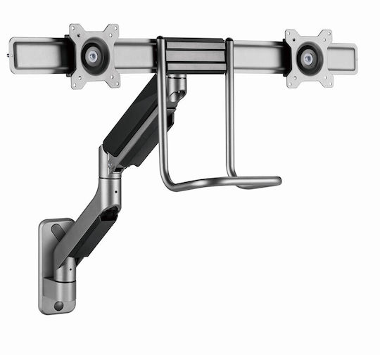 Gembird Επιτοίχια Βάση για 2 Οθόνες έως 32" (MA-WA2-02)