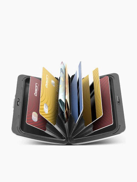 Stockholm Smart Case V2 Ανδρικό Πορτοφόλι Καρτών με RFID Κόκκινο