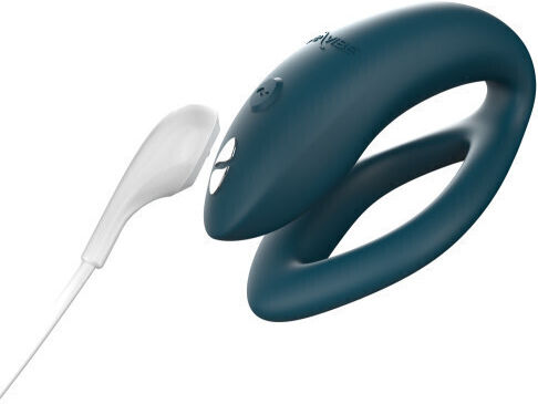 Vibrator pentru cupluri cu Telecomandă 8cm Verde