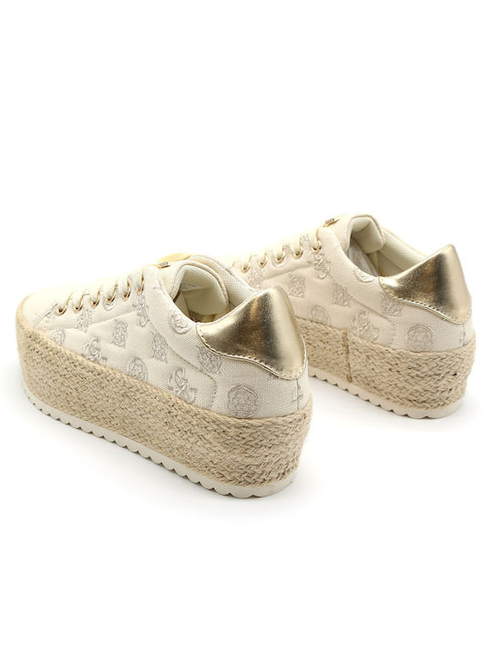 Guess Damen Espadrilles in Beige Farbe