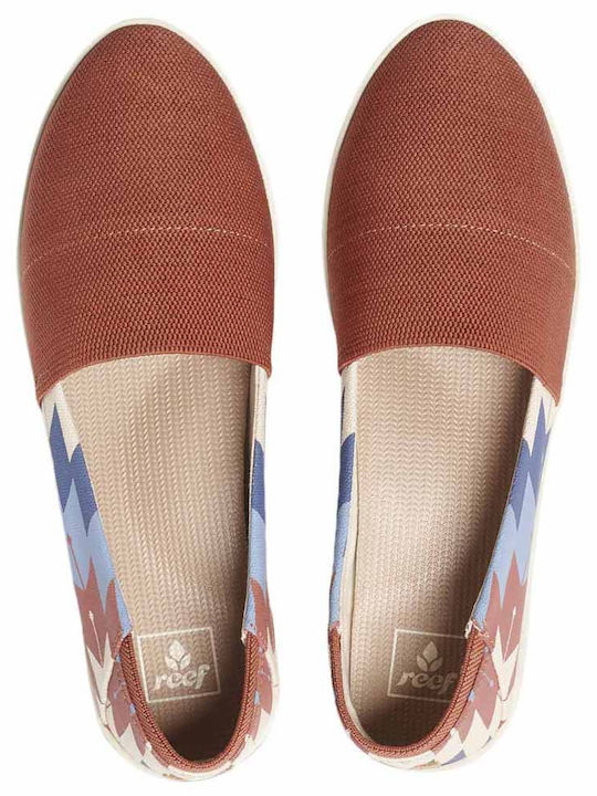 Reef Stoff Damen Espadrilles in Braun Farbe