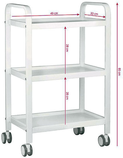 Beauty Roll Hair Salon Assistant 15x35x86cm