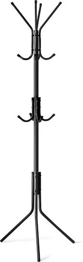 Massido Metallic Coat Rack Black 173.5cm