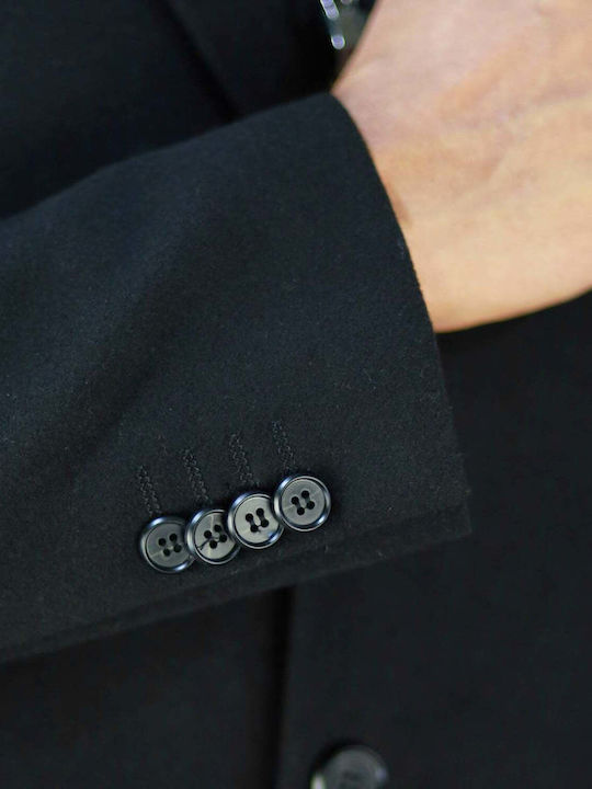 Herren Mantel Black