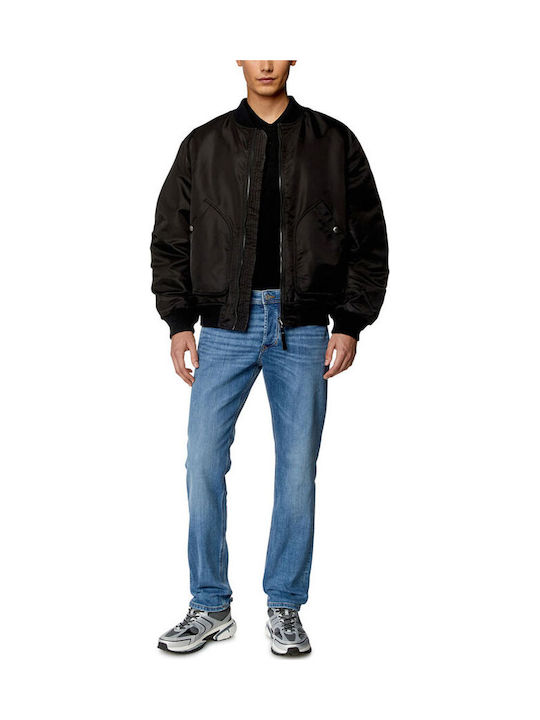 1986 Larkee-Beex Ανδρικό Παντελόνι Τζιν Ελαστικό με Regular Tapered Εφαρμογή Μπλε