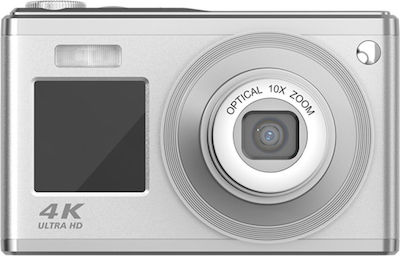 AgfaPhoto DC9200 Kompakte Kamera 24MP mit Bildschirmgröße 2.8" und Videoauflösung 1280 x 720 Pixel Silber