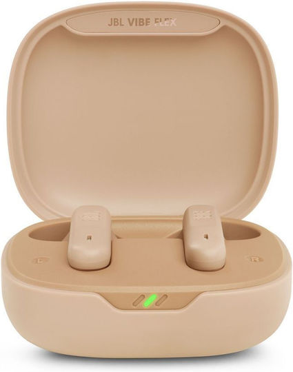 JBL Vibe Flex In-ear Bluetooth Handsfree Earphones with Charging Case Beige