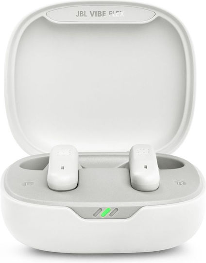 JBL Vibe Flex In-ear Bluetooth Handsfree Earphones with Charging Case White