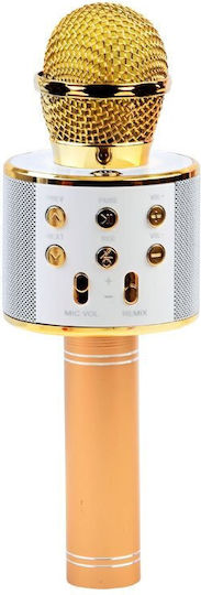 BB-Shop Kabelloses Karaoke-Mikrofon IN0136 Gold