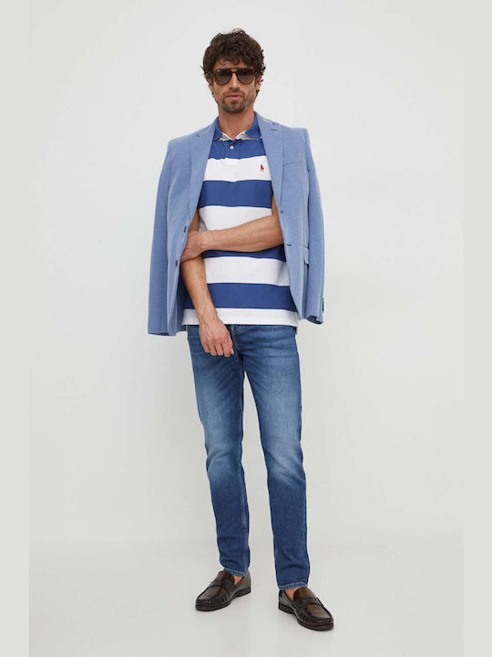 Ralph Lauren Men's Short Sleeve Blouse Polo Blue