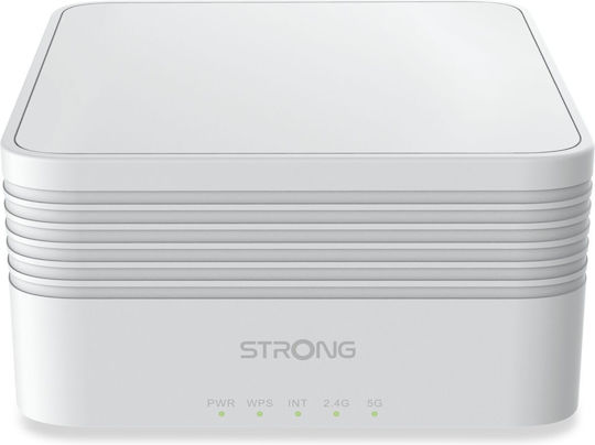 Strong Atria AX3000 WiFi Mesh Network Access Point Wi‑Fi 6 Dual Band (2.4 & 5GHz) σε Τριπλό Kit