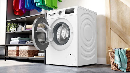 Bosch Mașină de Spălat Rufe 8kg cu Tehnologie cu Abur 1400 Rotiri Active Water Plus WAN28266BY