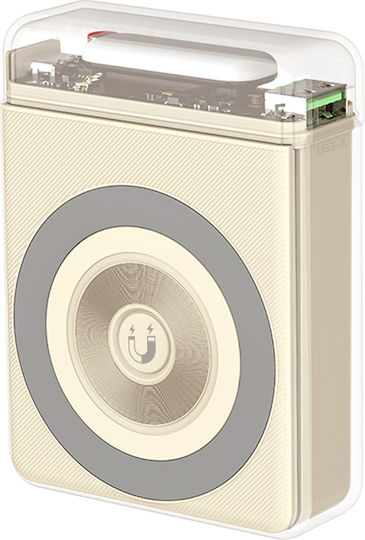 XO PR226 Power Bank 10000mAh 18W with USB-A Port Quick Charge 3.0 Off-White