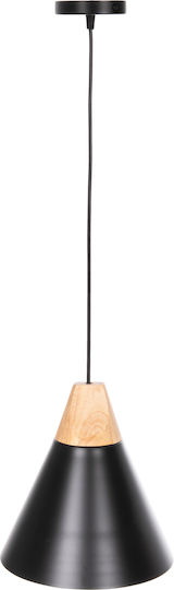 HomeMarkt Lumini Suspendate Negru Cu Pantaloni Evazati Cu Bază De Bec E27 22x22x22cm