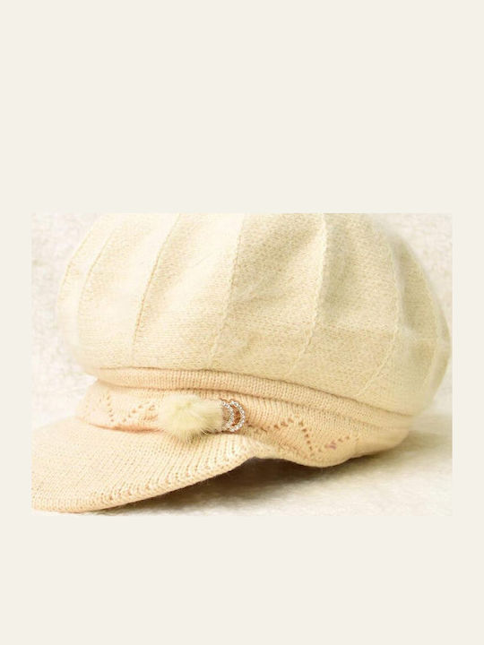 Potre Knitted Women's Hat Ecru