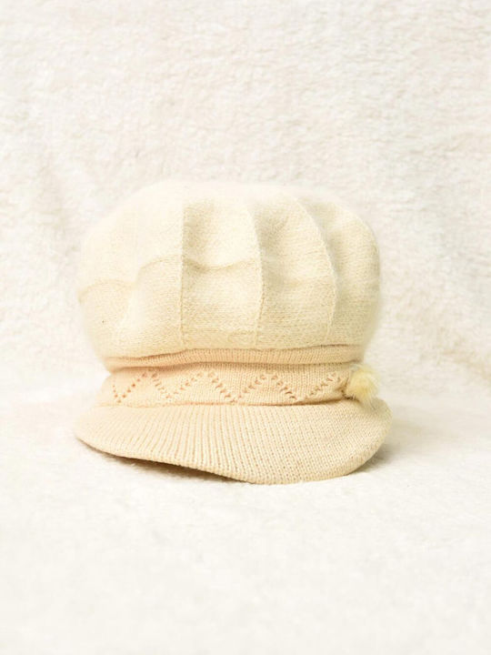 Potre Knitted Women's Hat Ecru