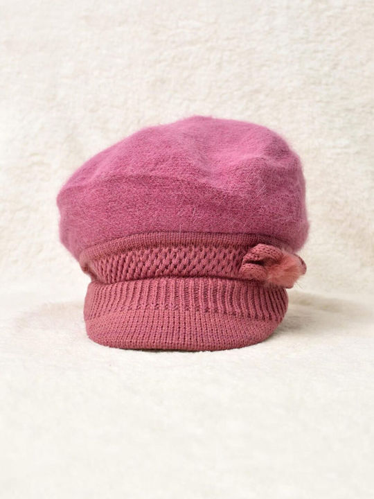 Potre Frauen Gestrickt Hut Rosa