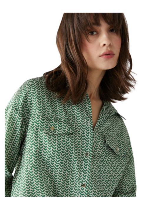 Pennyblack Women's Long Sleeve Shirt Emerald Green