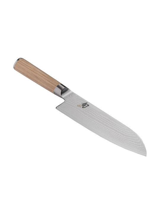 Kai Shun Μαχαίρι Santoku από Ανοξείδωτο Ατσάλι 16.5cm DM-0702W