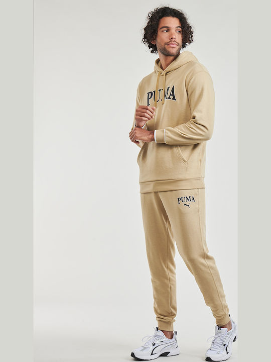 Sweatpants with Elastic Beige