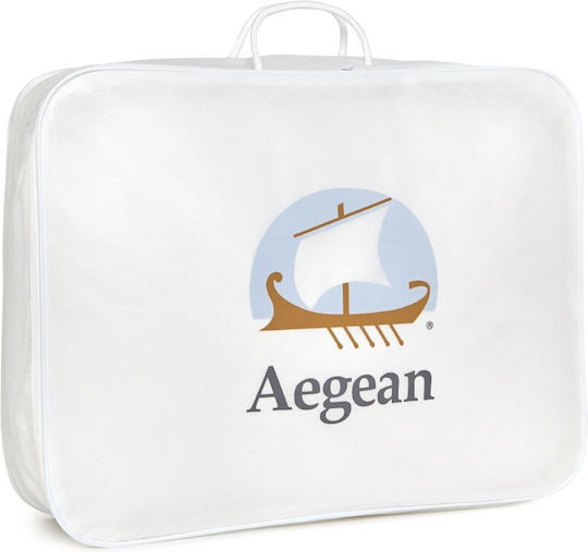 Aigaion Double Feathery Quilt 240x260cm White 250 GSM